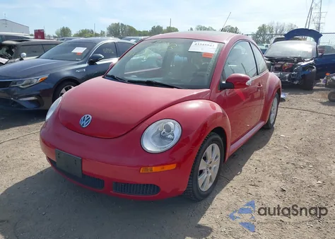2009 Volkswagen New Beetle 2.5L из США, поврежденный, VIN 3VWRW31C59M514708